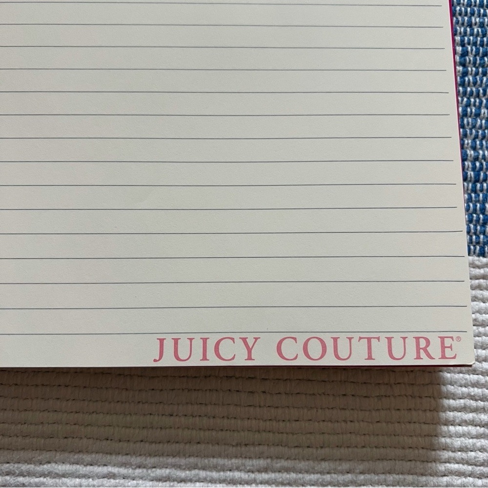 Vintage Y2K Juicy Couture spiral 5 subject Notebook Retro School - Picture 3 of 6